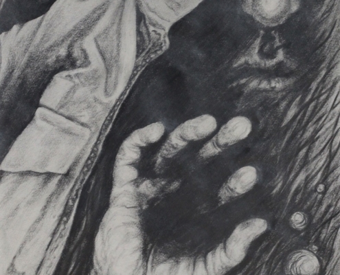 From Art to Sarab (Mirage) – Anti-War Drawings from Military Service Jahanbakhsh Amirbeygi (1)