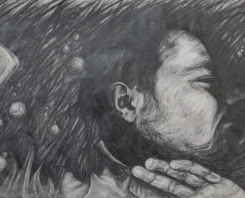 From Art to Sarab (Mirage) – Anti-War Drawings from Military Service Jahanbakhsh Amirbeygi (4)