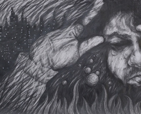 From Art to Sarab (Mirage) – Anti-War Drawings from Military Service Jahanbakhsh Amirbeygi (9)